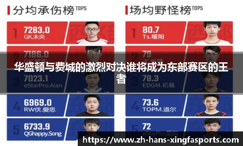 华盛顿与费城的激烈对决谁将成为东部赛区的王者